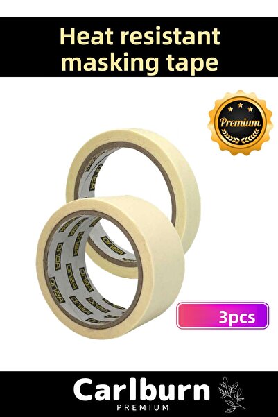 Carlburn Hârtie creponată rezistentă la căldură, ușor de demontat, bandă de m...