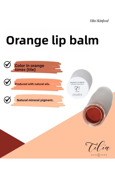 Tilia Skinfood Orange Lip Balm