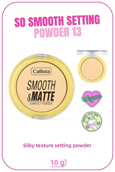 Callista Smooth & Matte Compact Powder 13 - Medium Beige