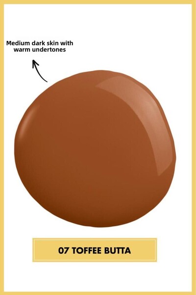NYX Professional Makeup Buttermelt Glaze Soft Glow Skin Tint + SPF/FPS 30,12h Wear, Toffee Butta