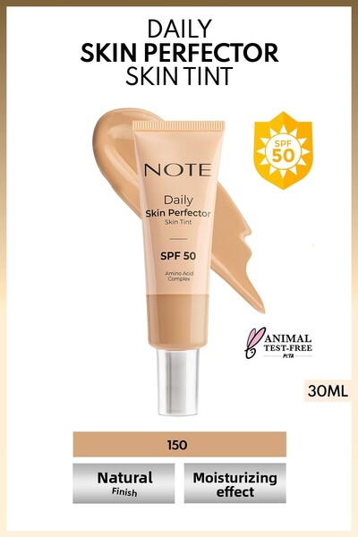 NOTE Daily Skin Perfector Skin Tint Spf 50 Tone Equalizing Natural Finish Tin...