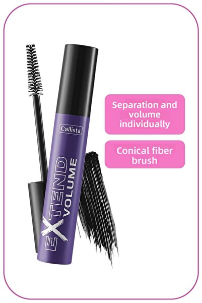 Callista Black Mascara - Volume and Length Effect, Extend Volume