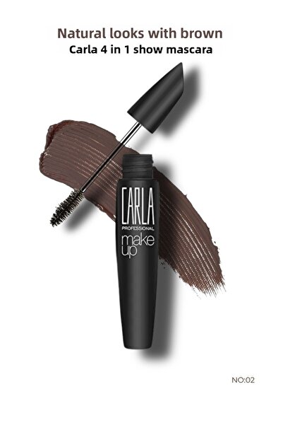 CARLA 4 In 1 Show Mascara Brown 7.5 ml - No: 02