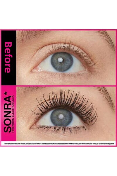 Maybelline New York ماسكارا لاش سينسيشينال فاير وورك إلكترو بلاك