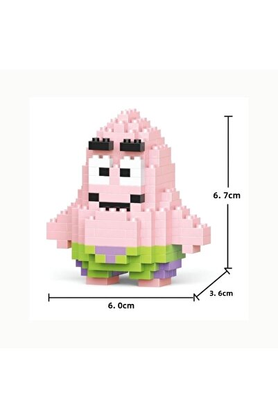 BuSefa Accessory Bricks (Spongebob) Patrick Lego 3D Mini Puzzle