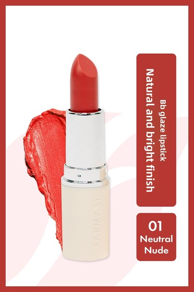 Farmasi Bb Glaze Lipstick 01 Neutral Nude 4 gr