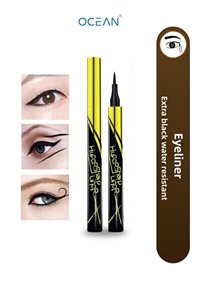 Ocean 1111 Eyeliner Hypersharp Liner, Extra Black, Easy to Apply, Water Resis...