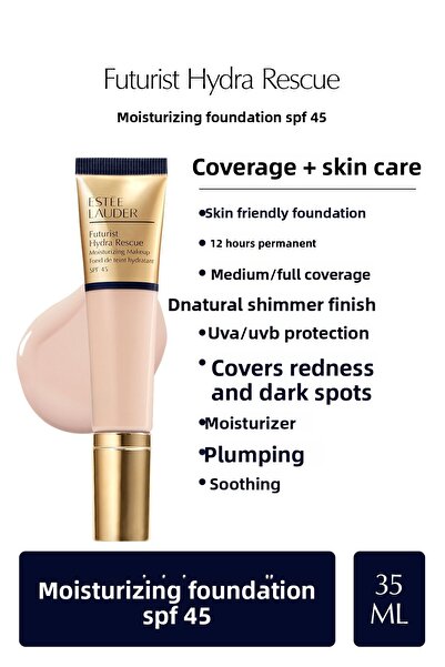 Estee Lauder كريم أساس مرطب فوتوريست هيدرا ريسكيو بعامل حماية من الشمس SPF 45...