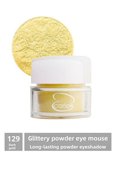 CARLA Long-Lasting Glittery Yellow Powder Eyeshadow 2.5 g No:129