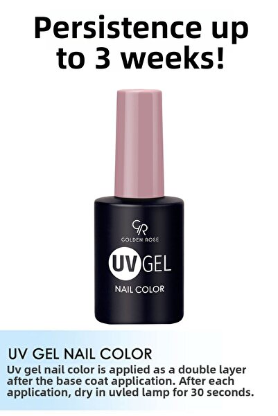 Golden Rose Uvgel Nail Color - Permanent Nail Polish 113
