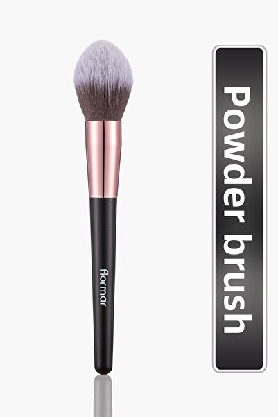 Flormar Powder Brush Blush Brush Multi-Purpose Makeup Brush Conical Tip Cylinder Powder Brush