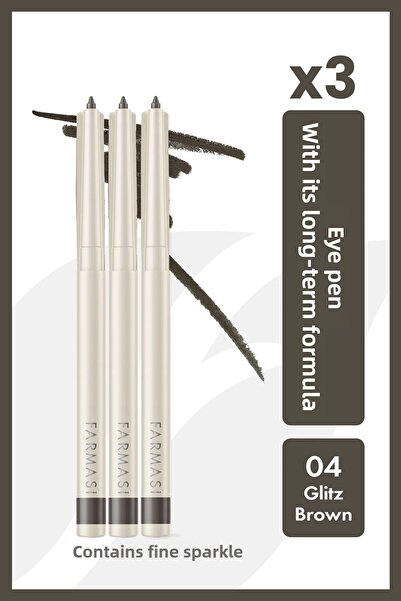 Farmasi 3-Pack Elevator Eyeliner - 04 Grlitz Brown