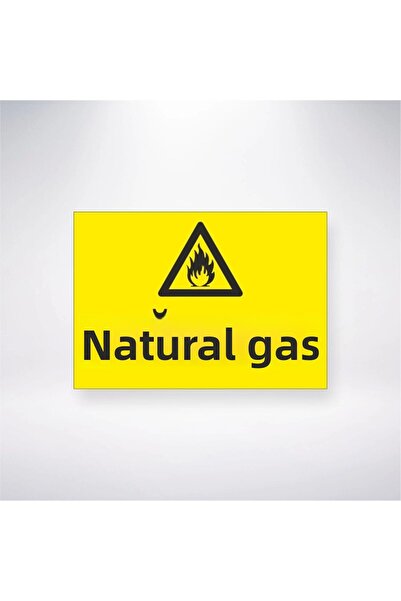 Reysa Tasarım ملصق غاز طبيعي 20×28 سم