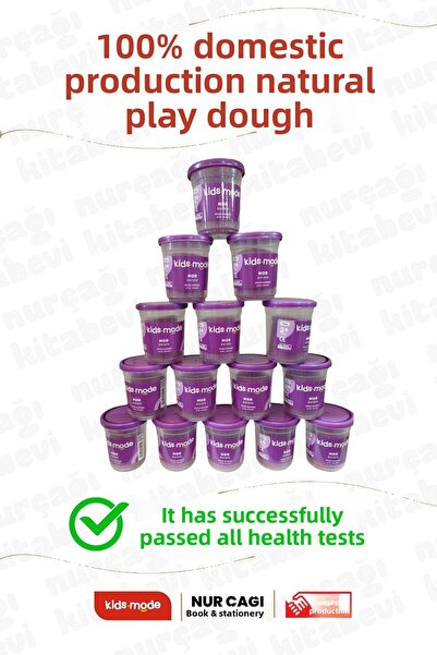 Kids Mode Kidsmode Domestic Production Natural Play Dough single PURPLE 115 gr