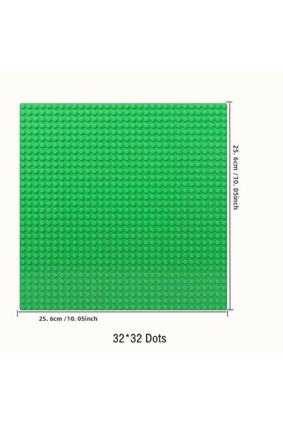 Choice1 32X32 Green Base Plate 32*32 16X32 16X16 Dots Building Blocks Baseplate DIY Plastic Plate Classic