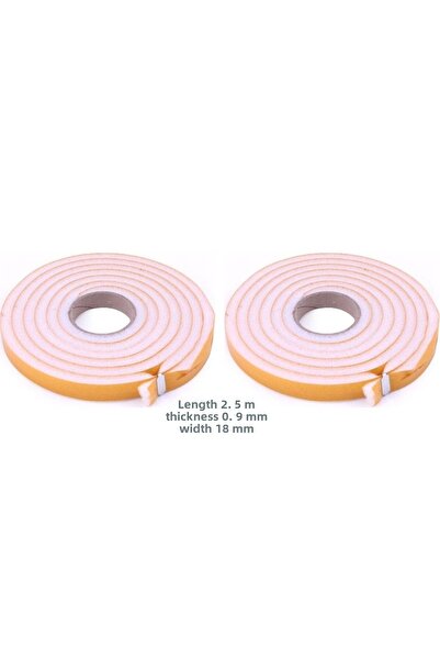 EbruliHomeArt شريط عزل إسفنجي لنوافذ الباب مكون من قطعتين