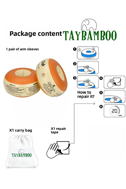 TAYBAMBoo Spongy Advanced Level Swimming Sleeve Baby Sleeve Children's Sleeve Sponge Sleeve Padded Sleeve