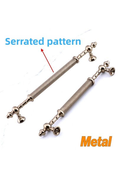 Badem10 Spruce Metal 224 mm - 22.4 cm Bronze Color Furniture Kitchen Drawer Cabinet Wardrobe Handle Handle Handles