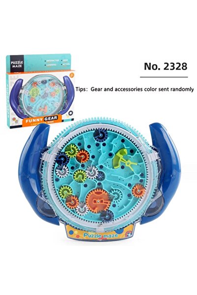 Choice1 متاهة أحجية إبداعية ثلاثية الأبعاد عشوائية زرقاء، مكعب سرعة شفاف سحري...