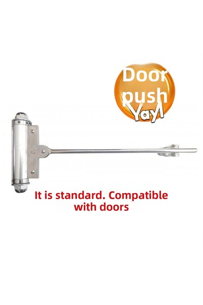 Badem10 Push Spring - Door Covering Mechanism, Garden Steel and Exterior Gate Compatible
