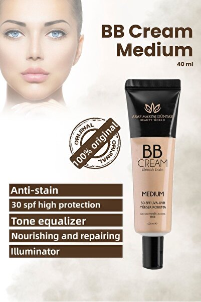Arap Makyaj Dünyası BB Cream Medium - 40 ml Capacity