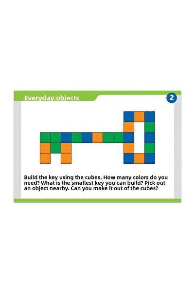 Learning Resources Set MathLink - Constructii 3D din cuburi interconectabile