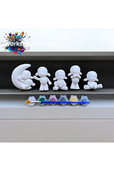 Atölye Workshop Lavi Shop Lambs Mother Child Adult Activity Set