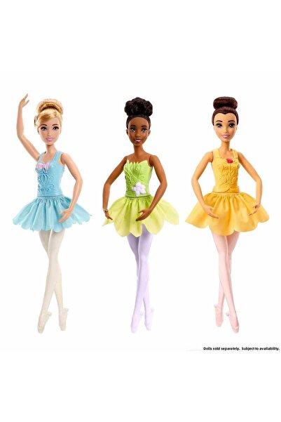 mattel دمية راقصة الباليه للأميرة ديزني - موديل مختلط قطعة واحدة