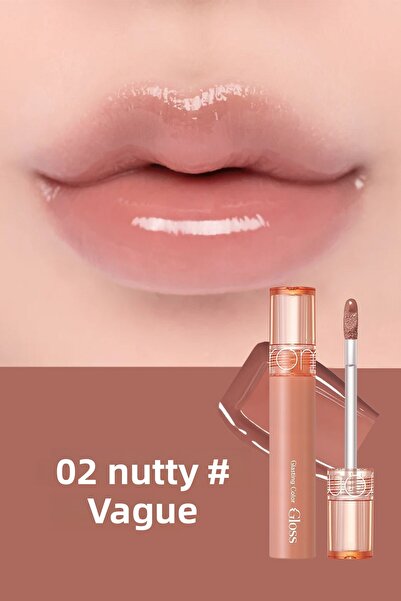Romand Vegan Dolgun Görünüm Sağlayan Glasting Color Dudak Parlatıcısı-nutty V...