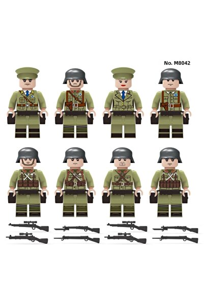 marimari 8 Pieces of German Army Building Blocks Are Visual.