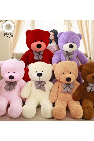 Özgüner Oyuncak 90 cm Colorful Bow Tie Teddy Bear (100% Local)