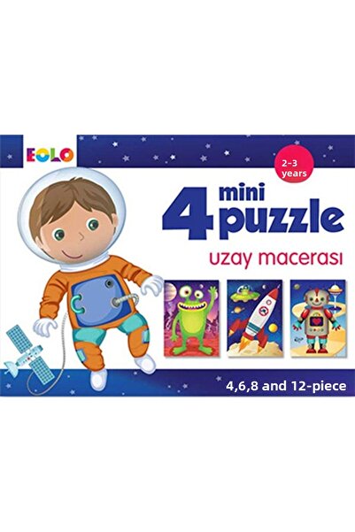 Generic Brand 4 ألغاز صغيرة - مغامرة الفضاء