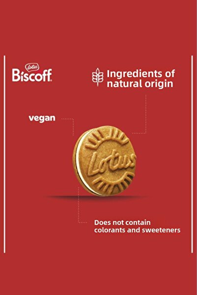 Lotus Biscoff Sandwich Biscoff with Vanilla Cream 150 Gr