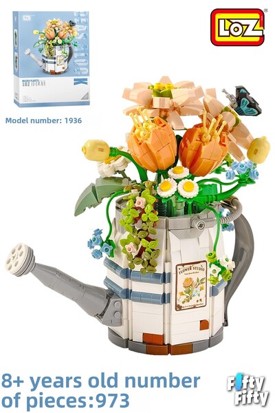 Vagonlife Loz Micro Plants -Lz1936 (973 Pieces) Toy Building Set