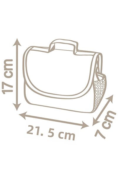 Smoby Gentuta de infasat pentru papusa Smoby Baby Nurse Changing Bag crem cu accesorii