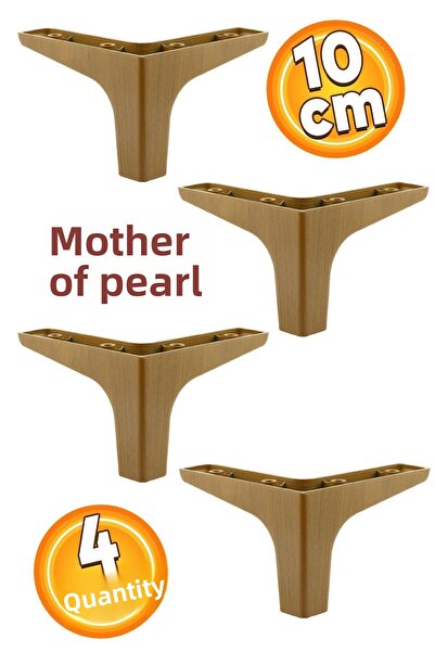 Badem10 Picior de canapea din nuc închis - 10 cm Mobilier dulap Canapea Masă ...