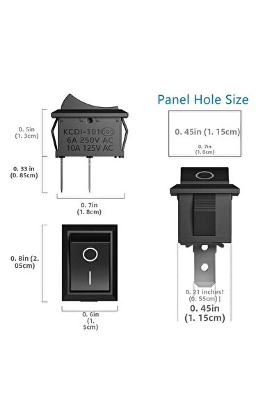 Omniwash On/Off Mini Key Switch 5 Pieces