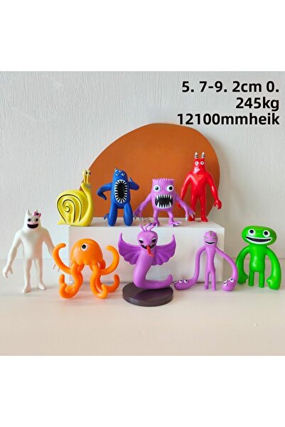 Choice WHITE 9pcs/set Garten of Banban Action Figure Toys PVC Game Nabnab Hunter Tim Silent Steve Plushies