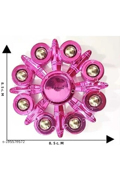 Magic Water Metal Stress Wheel with High Return Force Ball Bearing 1 Piece Pink