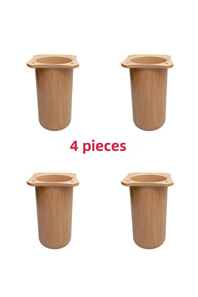 ARON (4 ΤΕΜΑΧΙΑ) ΠΟΔΙΑ BOHEM 15CM ΠΛΑΣΤΙΚΑ ΞΥΛΙΝΑ ΜΕ ΣΧΕΔΙΑ ΚΟΜΟΔΙΝΟ ΚΟΝΣΟΛΑ ...