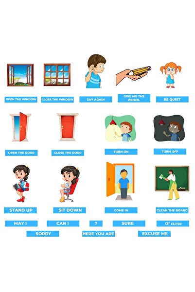 MUTLUTECH 3D 4. فئة اللغة الإنجليزية 1 مجموعة لباد مغناطيسية لقواعد الفصل الد...