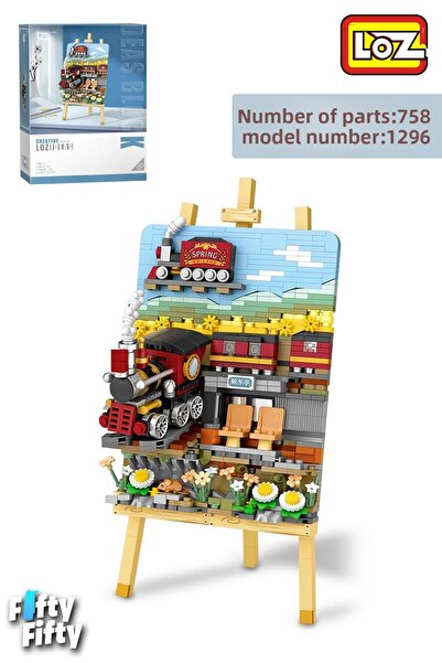 Vagonlife لوز سلسلة الإبداعية قطار الجدول 758 قطعة لعبة بناء مجموعة FFLZ-1296