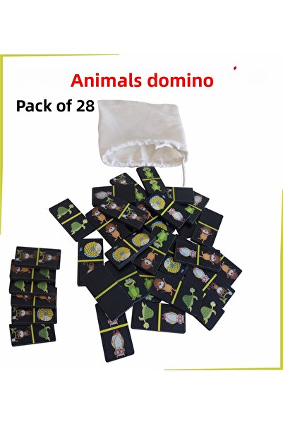Ankebut حيوانات الدومينو 28 قطعة