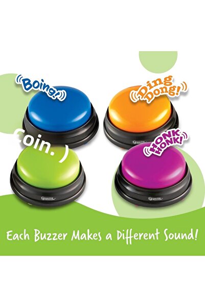 Learning Resources Answer Buzzers Set of 4-LER3774