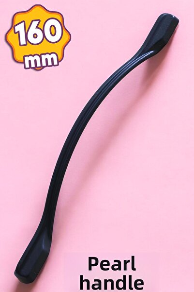 Badem10 Mobilier din metal negru (160 mm - 16 cm) pentru sertar de bucătărie,...