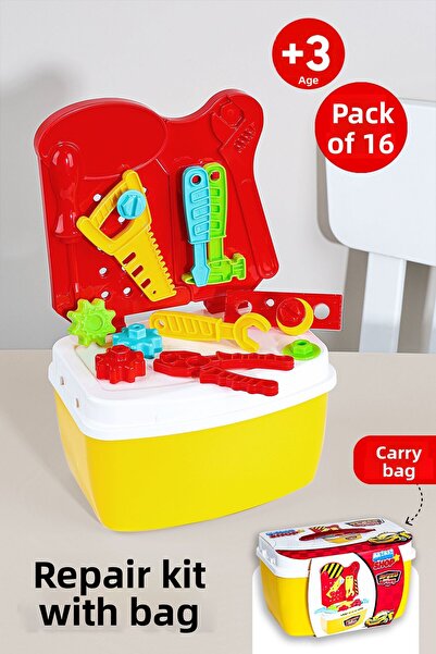 Meleni Toys 16 Piece Toy Repair Set - Educational Tutorial Kids Profession To...