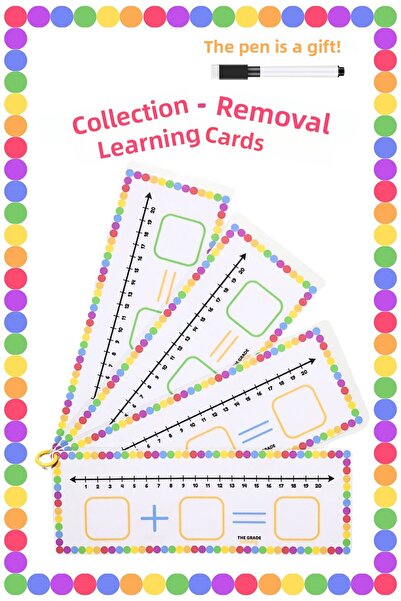 The Grade Activity مجموعة أنشطة الجمع والطرح الصيفية مع خط كسرية للرياضيات مج...
