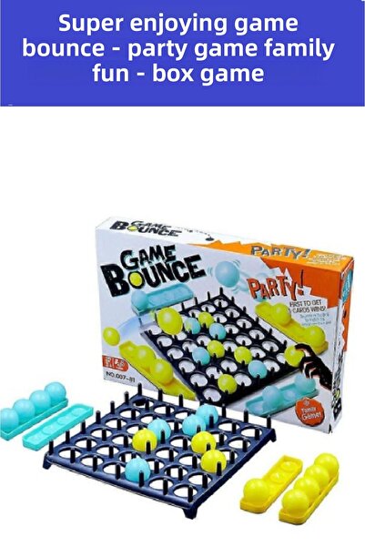 ZETCONCEPT Game Bounce - Jumper Board Superfun Family Box and Strategy Game
