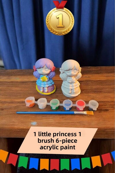 Can Tasarım Evi مجموعة الرسم الحجري للأميرة الصغيرة، نشاط تعليمي لتنمية المها...