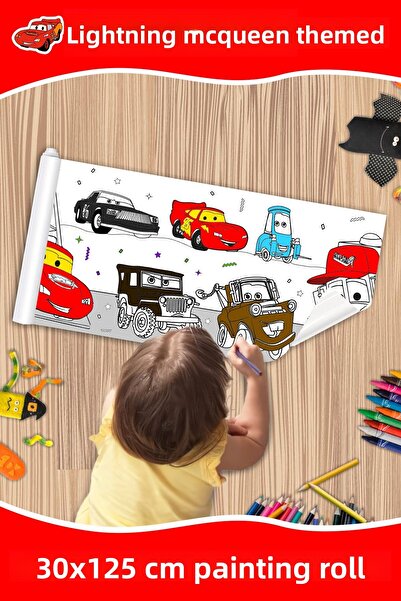 melolisa أسطوانة طلاء بتصميم لايتنينج من ماكوين - 30x125 سم